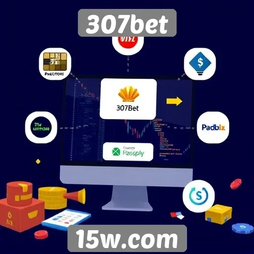 Plataformas de pagamento disponíveis no 307bet